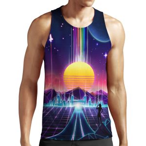 Neon Sunrise All-over-print Unisex Tank Top