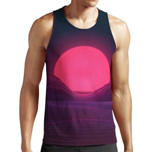 Neon Sunset All-over-print Unisex Tank Top