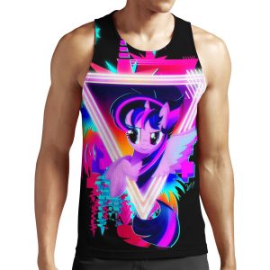 Neon Twilight Sparkle All-over-print Unisex Tank Top