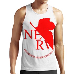 Nerv Logo Neon Genesis Evangelion All-over-print Unisex Tank Top