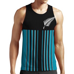 New Zealand World Series Cricket Late 90S Style Retro Replica Kit All-over-print Unisex Tank Top