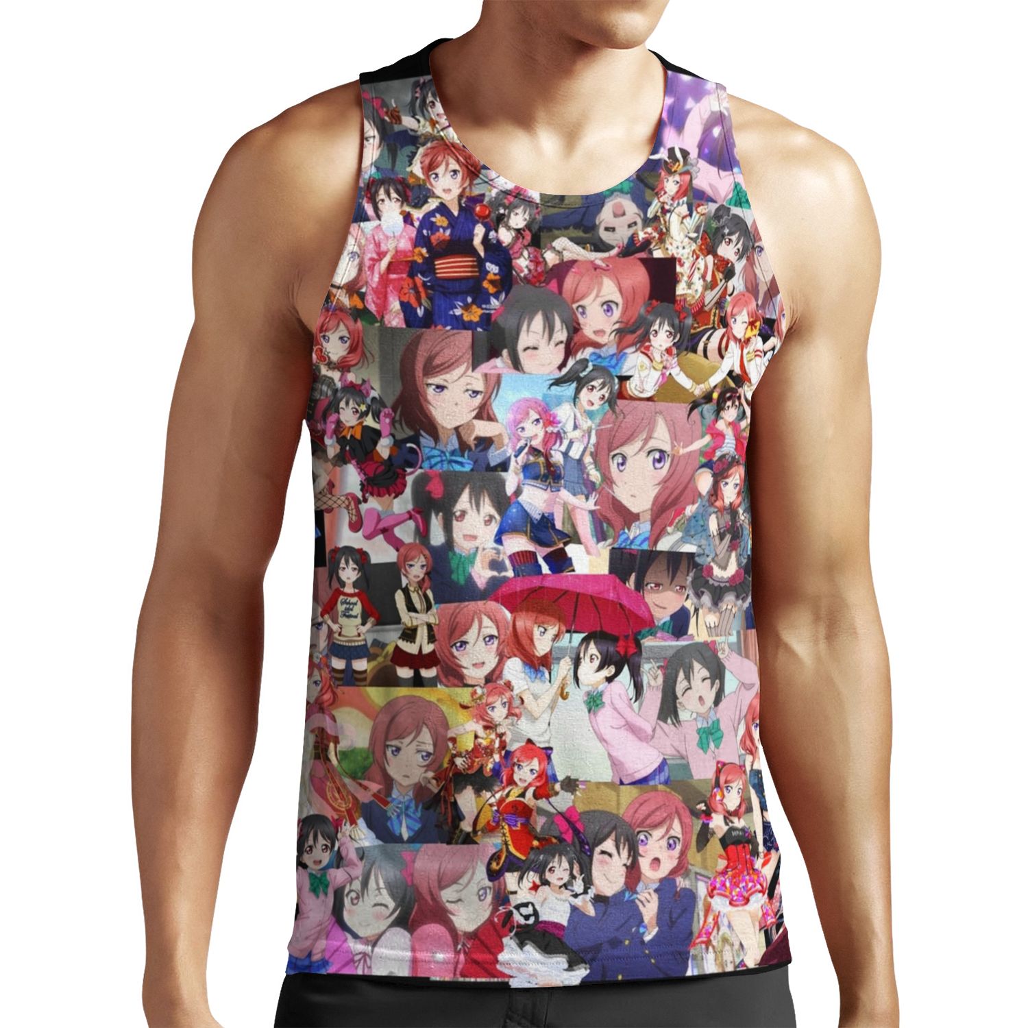 Nico And Maki Are Best Girls All-over-print Unisex Tank Top