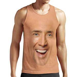 Nicolas Cage All-over-print Unisex Tank Top