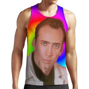 Nicolas Cage S Mind All-over-print Unisex Tank Top
