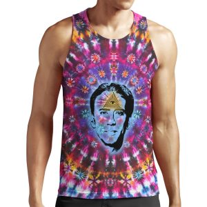 Nicolas Cage Third Eye Tie Dye Shambhala Ii All-over-print Unisex Tank Top