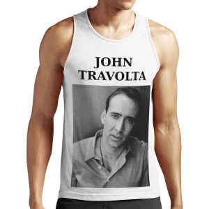 Nicolas Travolta John Cage Wtf All-over-print Unisex Tank Top