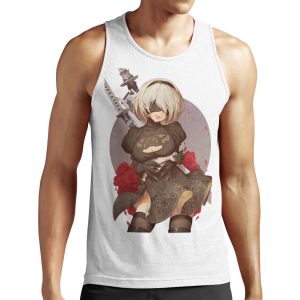 Nier Automata 2B All-over-print Unisex Tank Top