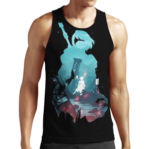 Nier Automata 2B Waifu All-over-print Unisex Tank Top