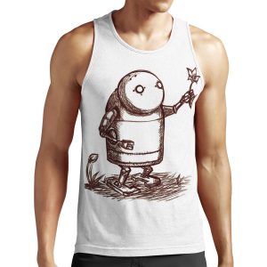 Nier Automata Robot All-over-print Unisex Tank Top