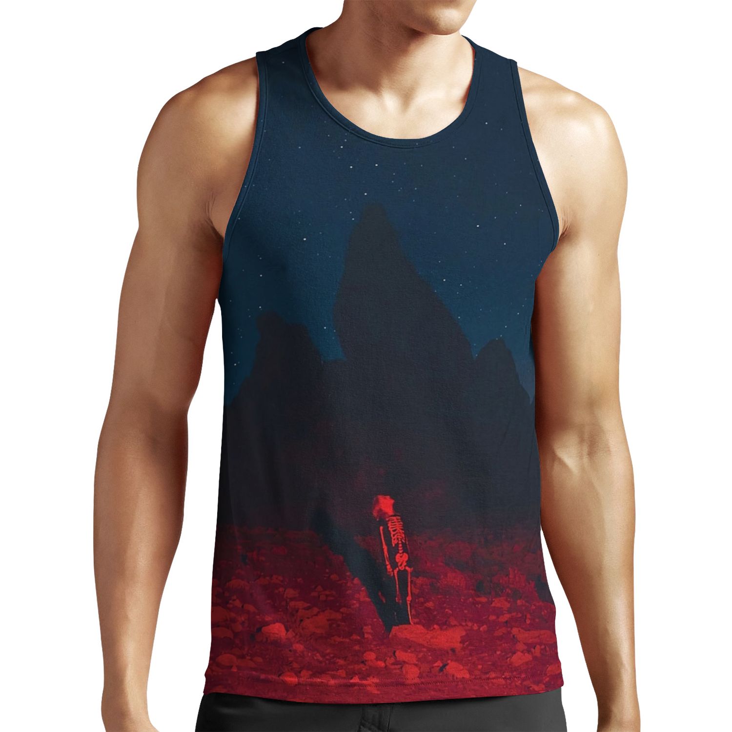 Night Bridgers Land Star All-over-print Unisex Tank Top