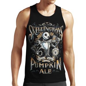 Nightmare Before Christmas Skellingtons Pumpkin Ale All-over-print Unisex Tank Top