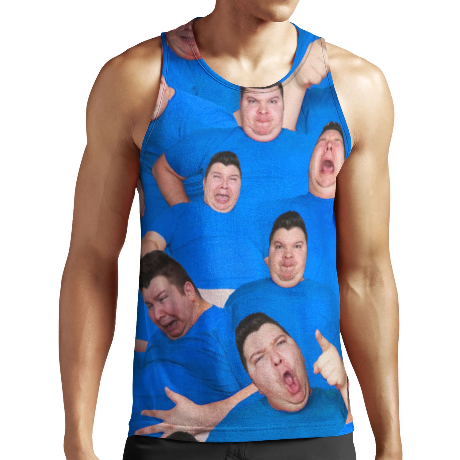 Nikocado Blue All-over-print Unisex Tank Top