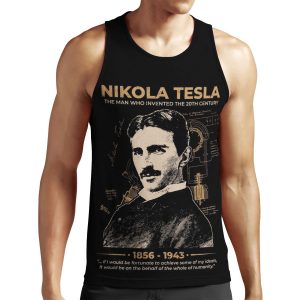 Nikola Tesla All-over-print Unisex Tank Top