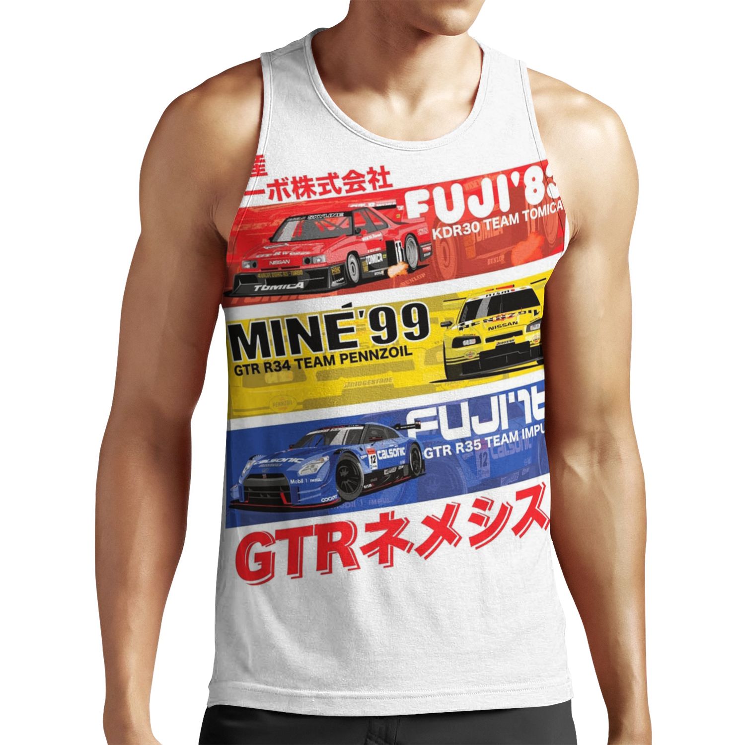 Nissan Gtr History All-over-print Unisex Tank Top