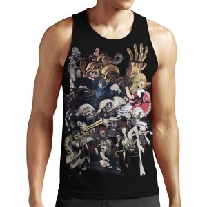 No More Heroes Top 10 Ranked Assassins Concept Art Collage All-over-print Unisex Tank Top