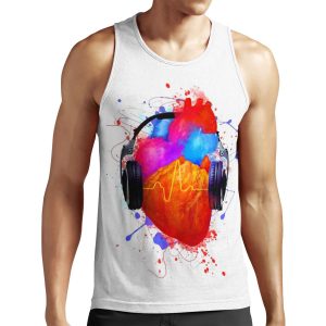 No Music No Life All-over-print Unisex Tank Top