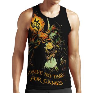 No Time For Games All-over-print Unisex Tank Top