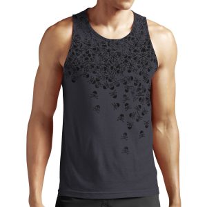 Noctis Skull And Crossbones Shirt All-over-print Unisex Tank Top