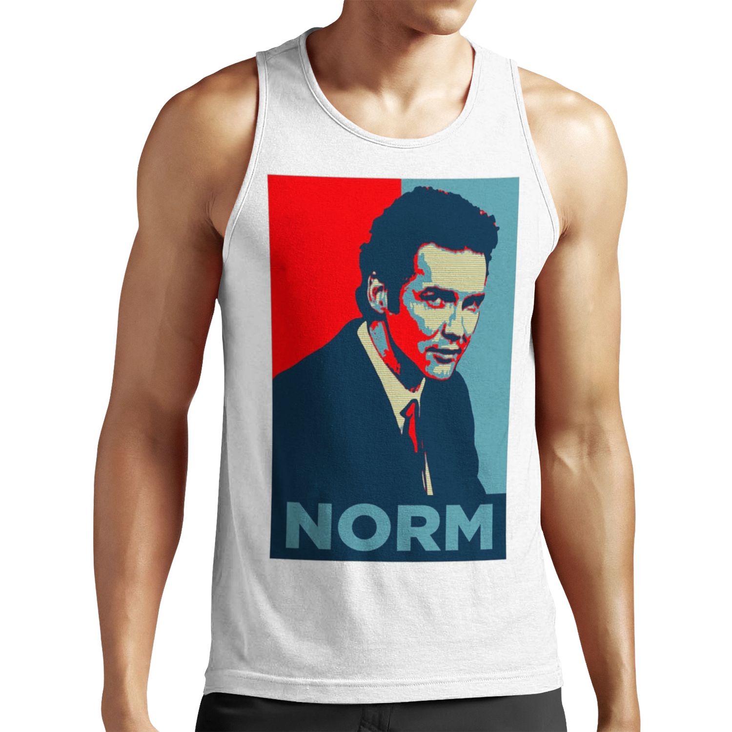 Norm Macdonald Political Poster All-over-print Unisex Tank Top