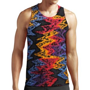 Nothing But Net Retro Pattern All-over-print Unisex Tank Top