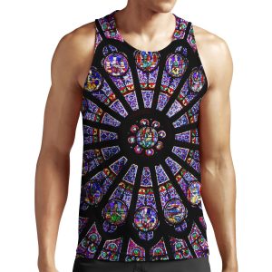 Notre Dame Rose Window All-over-print Unisex Tank Top
