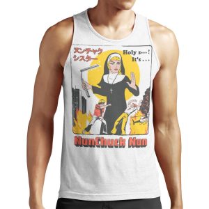 Nunchuck Nun All-over-print Unisex Tank Top