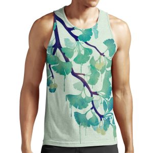O Ginkgo In Green All-over-print Unisex Tank Top