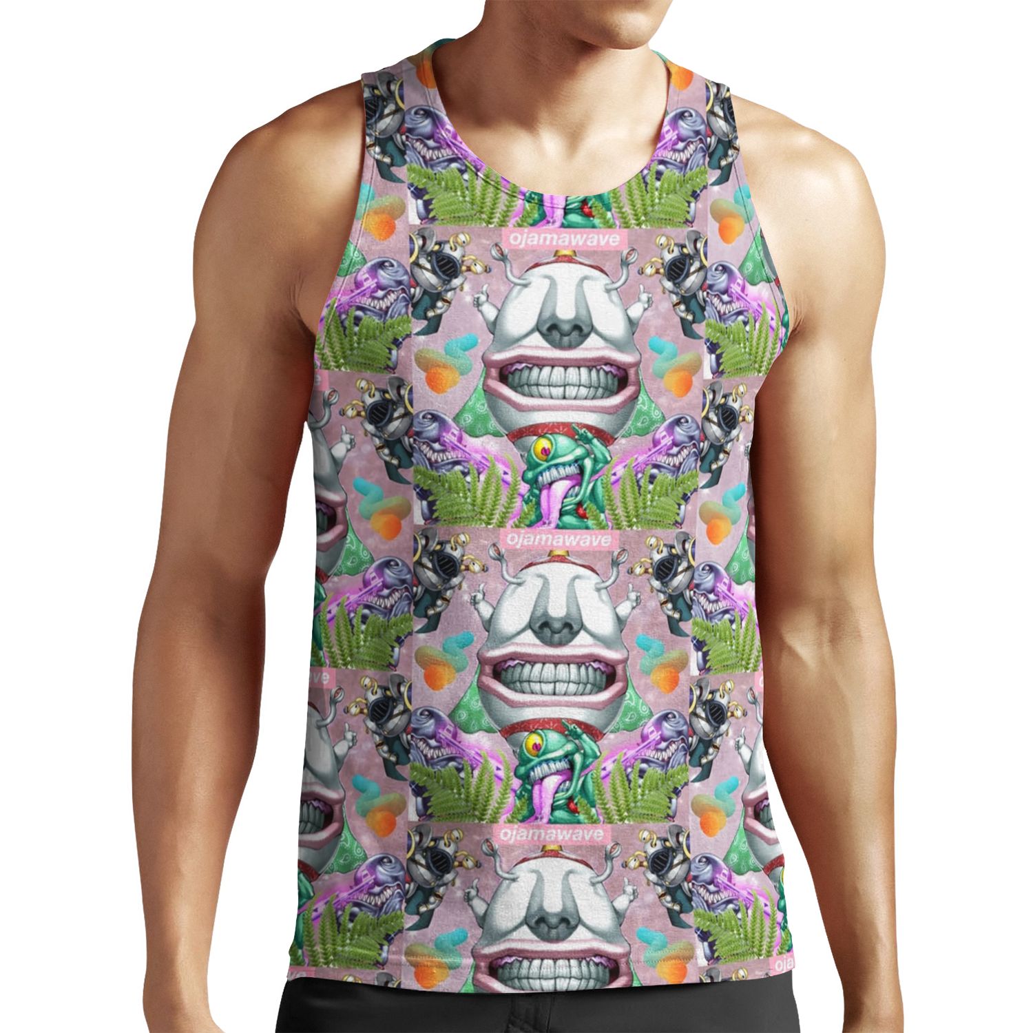 O J A M A W A V E All-over-print Unisex Tank Top