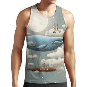 Ocean Meets Sky All-over-print Unisex Tank Top