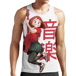 Ochako Uraraka Guitarist Big All-over-print Unisex Tank Top