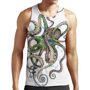 Octopsychedelia All-over-print Unisex Tank Top
