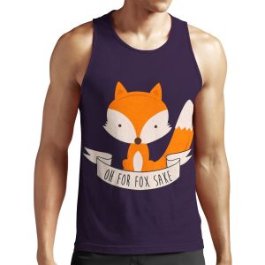 Oh For Fox Sake All-over-print Unisex Tank Top