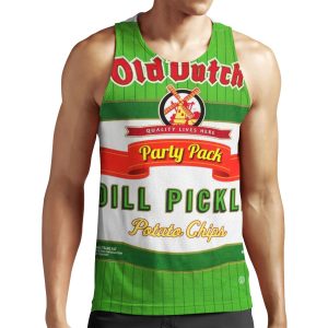 Old Dutch Dill Pickle Chips All-over-print Unisex Tank Top