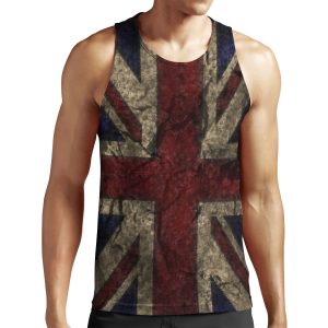 Old English All-over-print Unisex Tank Top