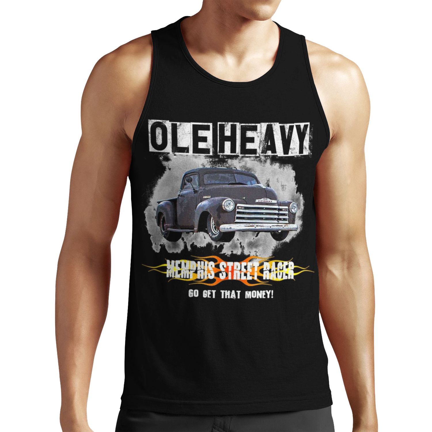 Ole Heavy Truck Street Racer Memphis All-over-print Unisex Tank Top