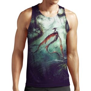 On The Ancient Route Of The Dragon Kings Art By Elian Black Mor All-over-print Unisex Tank Top