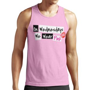 On Wednesdays We Wear Pink All-over-print Unisex Tank Top
