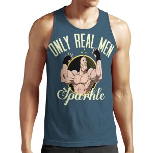 Only Real Men Sparkle All-over-print Unisex Tank Top