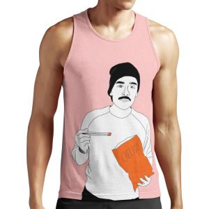 Oscar Isaac Eating Cheetos With Chopsticks All-over-print Unisex Tank Top