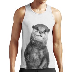 Otter All-over-print Unisex Tank Top