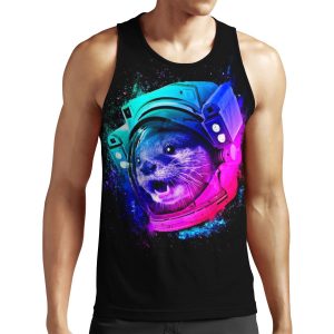 Otter Space All-over-print Unisex Tank Top