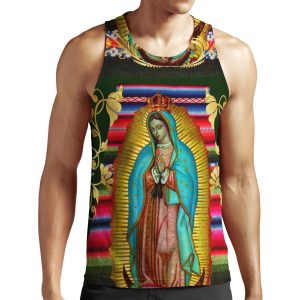 Our Lady Of Guadalupe Virgin Mary Zarape 08 All-over-print Unisex Tank Top