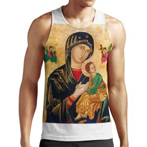 Our Lady Of Perpetual Help Russian Orthodox Icon Madonna And Child Virgin Mary All-over-print Unisex Tank Top