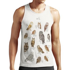 Owls All-over-print Unisex Tank Top