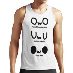 Owo We All Have Demons All-over-print Unisex Tank Top