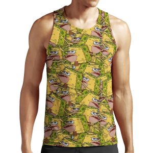 P R I M I T I V E S P O N G E All-over-print Unisex Tank Top