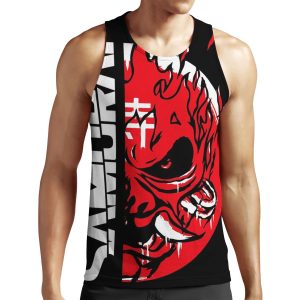 Painted Samurai All-over-print Unisex Tank Top