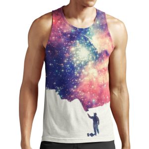 Painting The Universe Colorful Negative Space Art All-over-print Unisex Tank Top