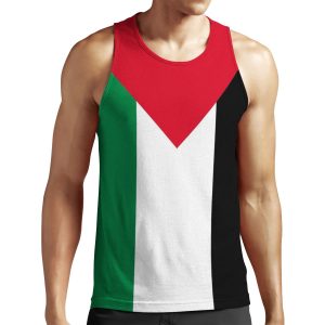 Palestine Flag All-over-print Unisex Tank Top