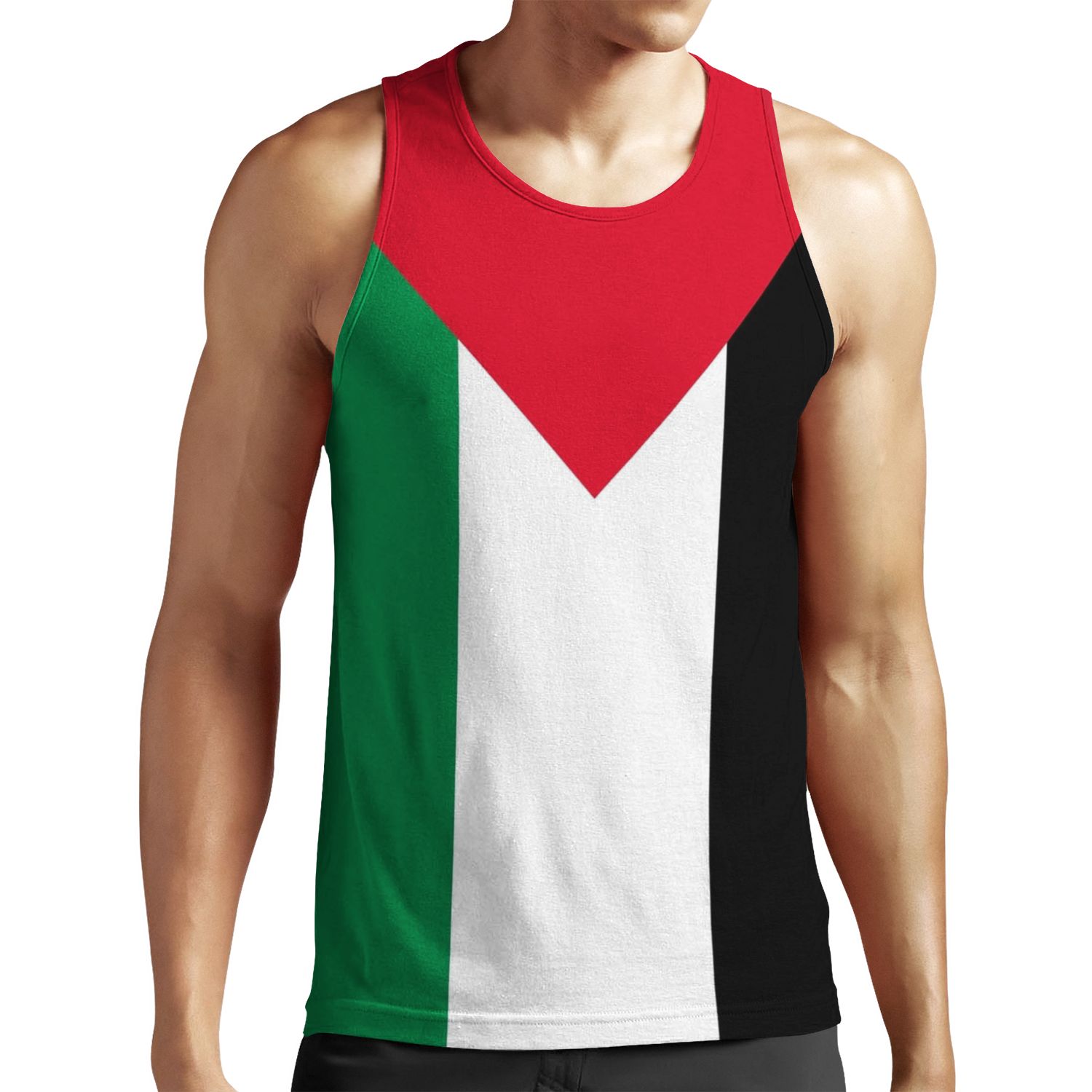 Palestine Flag All-over-print Unisex Tank Top